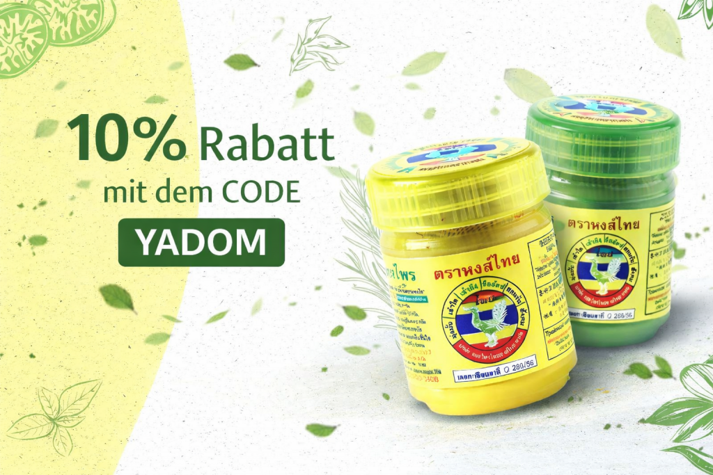 10% Rabatt mit dem CODE YADOM
