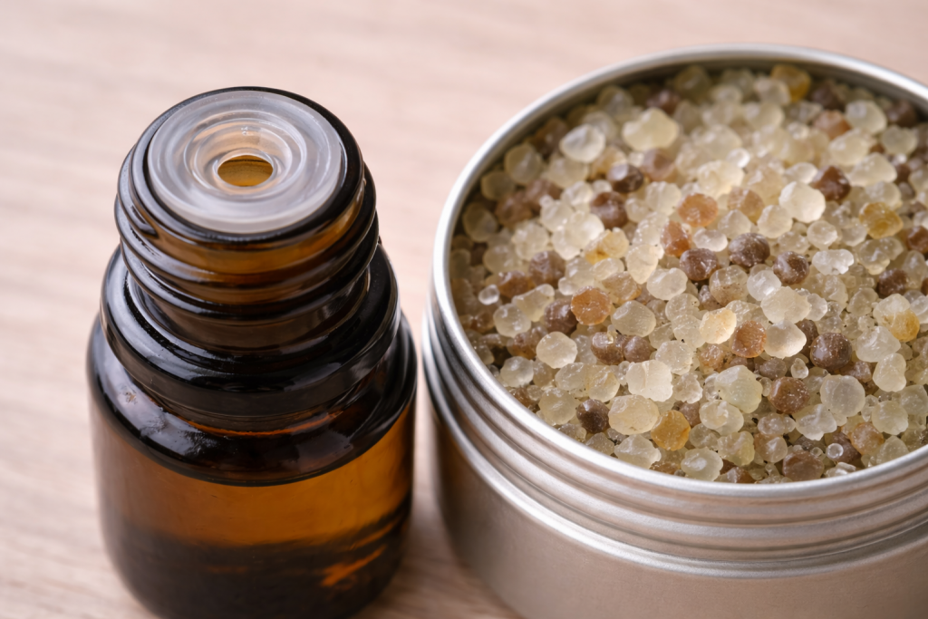 Detailansicht des Trägermaterials eines Duftprodukts